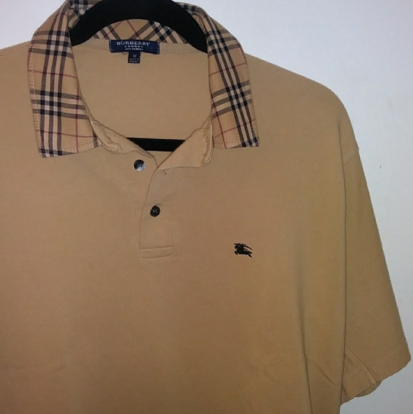 Burberry polo check collar Clearance